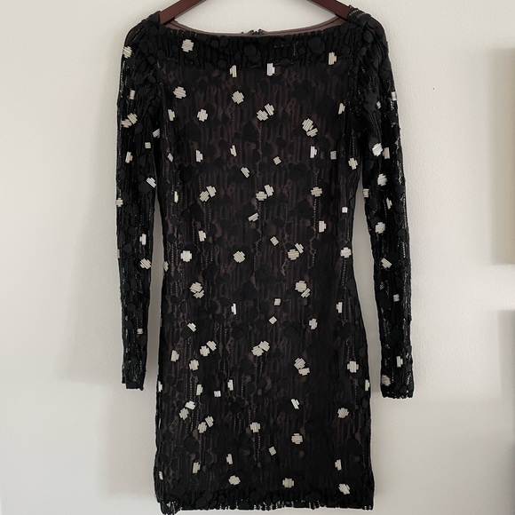 DVF Zarita Silver Bubbles Dress | 2 - Picture 3 of 9